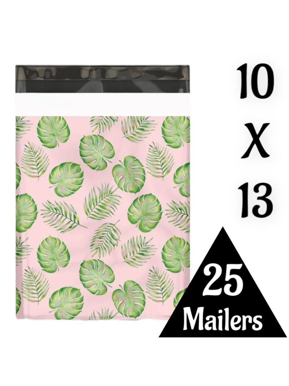 25 10X13 Poly Mailers Palm Leaves, Shipping Envelopes PRICE IS FIRM - Picture 8 of 16